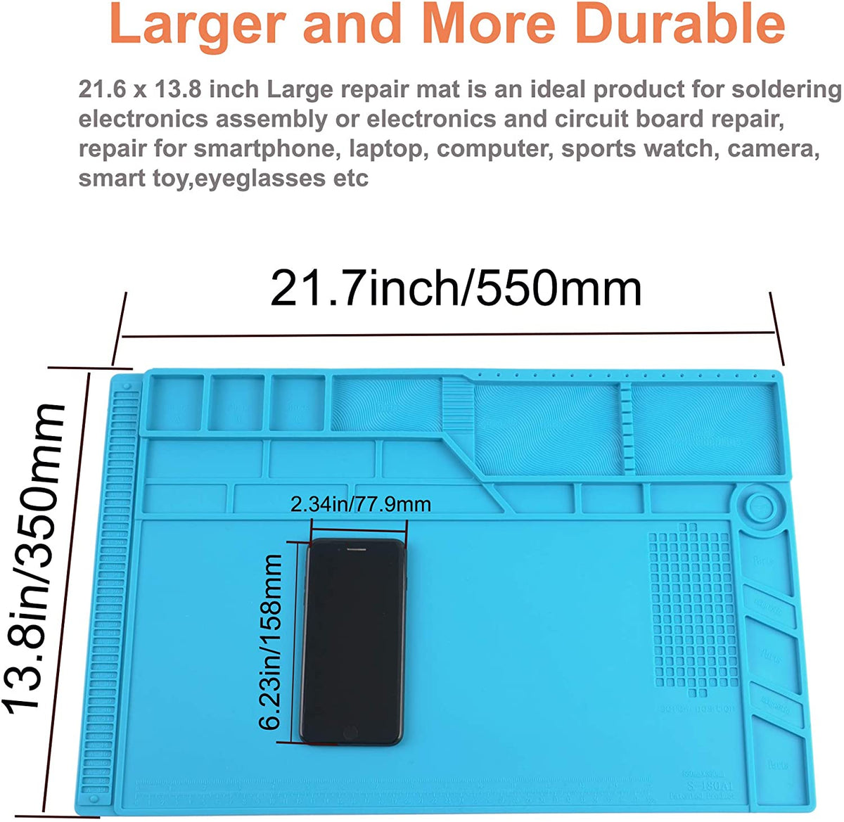 Silicone Work Mat--Heat Resistant – iPad Rehab Microsoldering